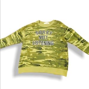 “Sorry not sorry” sweatshirt